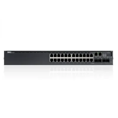 462-4206 - Dell EMC PowerSwitch N3000 Series N3024 24 x Ports 10/100/1000Base-T + 2 x Ports 10 Gigabit SFP+ 2 x 1000Base-T Combo Ports Rack-Mountable Layer 3 Managed Gigabit Ethernet Switch