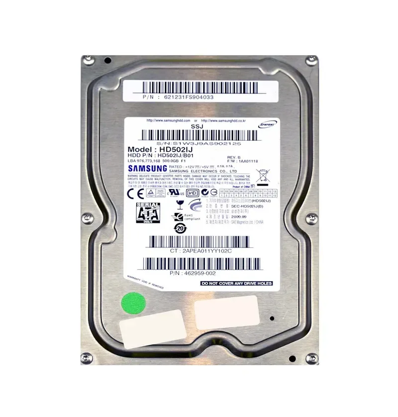 462959-002 - Compaq 500GB 7200RPM SATA 3Gb/s 3.5-inch Hard Drive