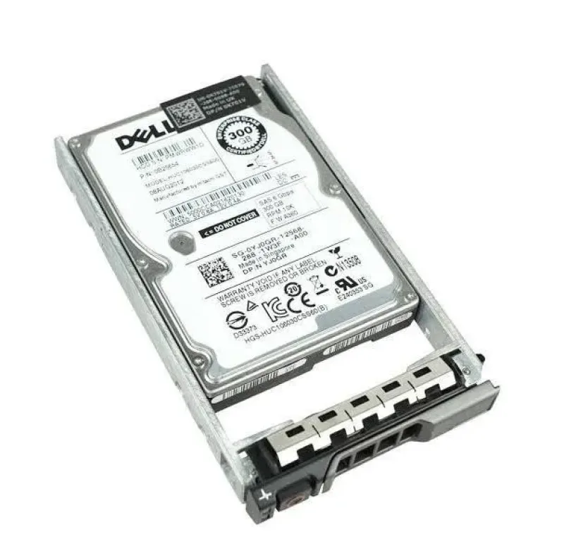 463-5851 - Dell 300GB 10000RPM SAS 6Gb/s Hot Pluggable 2.5-inch (In 3.5-inch Hybrid Carrier) Hard Drive with Tray for 13G Server