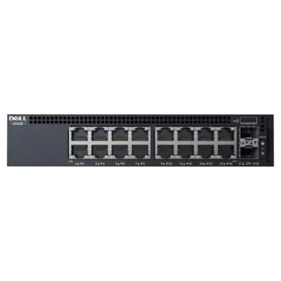 463-5910 - Dell PowerConnect X1018P 16 x Ports 10/100/1000Base-T PoE + 2 x Ports Gigabit SFP Rack-Mountable 1U Layer 2 Managed Gigabit Ethernet Network Switch