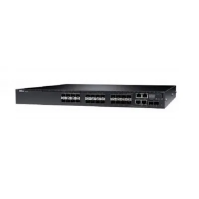 463-7708 - Dell EMC PowerSwitch N3000 Series N3024F 24 x Ports 10/100/1000Base-T + 2 x Ports 10 Gigabit SFP+ 2 x Ports 1000Base-T Combo Rack-Mountable Layer 3 Managed Gigabit Ethernet Switch