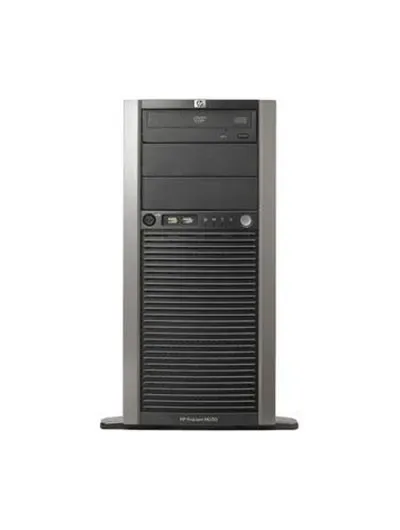 463458-005 - HP ProLiant ML150 G5 Server 1 x Xeon 2.66GHz 2GB DDR2 SDRAM 2 x 160GB Serial ATA RAID Controller Windows Small Business Server 2003 R2 Standard Edition Tower