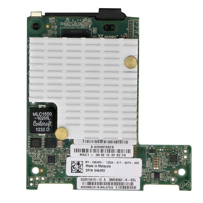 464RD - Dell Qlogic Dual Port 10GB/s Fibre Channel Mezzanine Card