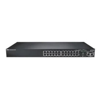 469-3417 - Dell PowerConnect 3524P 24 x Ports 10/100Base-T PoE + 2 x Ports Shared SFP + 2 x Ports 10/100/1000Base-T Fast Ethernet Manageable Stackable Ethernet Switch