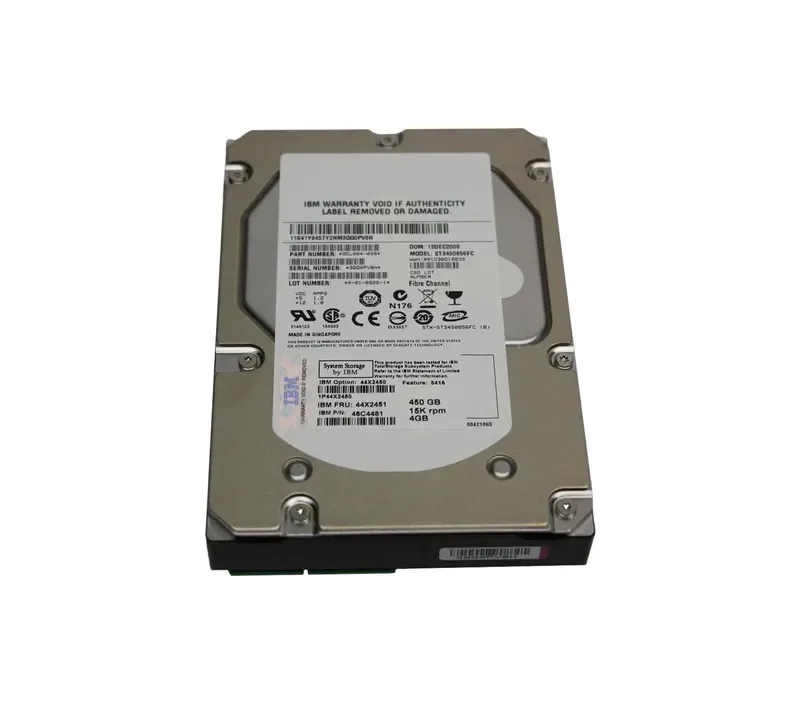 46C4481 - IBM 450GB 15000RPM 4Gb/s Fibre Channel 3.5-inch Hard Drive