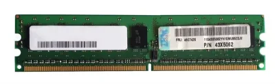 46C7426 - IBM 2GB Kit (2 X 1GB) DDR2-800MHz PC2-6400 ECC Unbuffered CL6 240-Pin DIMM Single Rank Memory