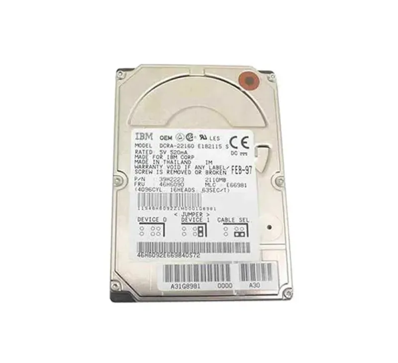 46H6090 - IBM 2.1GB 4900RPM ATA/IDE 96KB Cache 2.5-inch Hard Drive