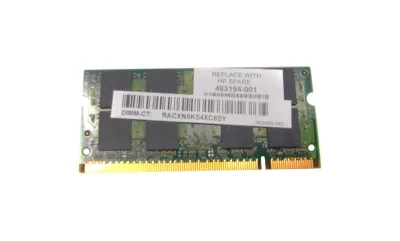 483194-001 - HP 2GB DDR2-800MHz PC2-6400 non-ECC Unbuffered CL6 200-Pin SoDimm 1.8V Memory Module