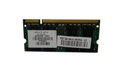 484268-001 - HP 2GB DDR2-800MHz PC2-6400 non-ECC Unbuffered CL6 200-Pin SoDimm 1.8V Memory Module