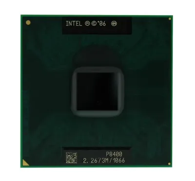 486254-001 - HP 2.26GHz 1066MHz FSB 3MB L2 Cache Socket PGA478 Intel Core 2 Duo P8400 2-Core Processor