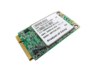 487330-002 - HP Broadcom 4322AGN PCI-Express Mini PCI 802.11a/b/g Wireless Lan (WLAN) Network Adapter