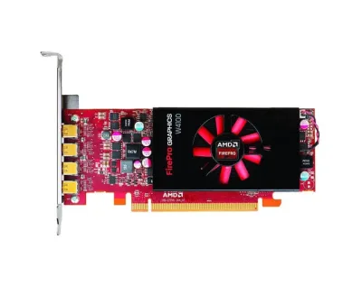 490-BCIY - Dell AMD FirePro W4100 2GB GDDR5 Half Height Graphics Card