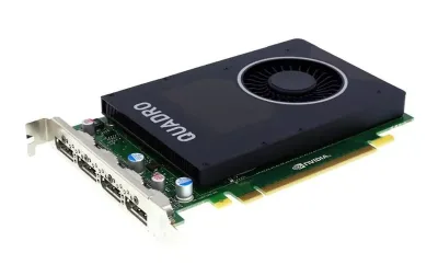 490-BDER - Dell 4GB Nvidia Quadro M2000 GDDR5 128-Bit 4x DisplayPort PCI-Express x16 Video Graphics Card