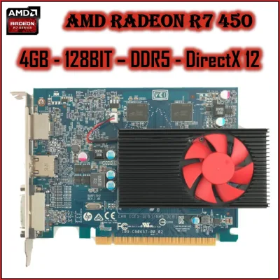 490-BDIR - Dell AMD Radeon R7 450 4GB (DP/DP) Video Graphics Card