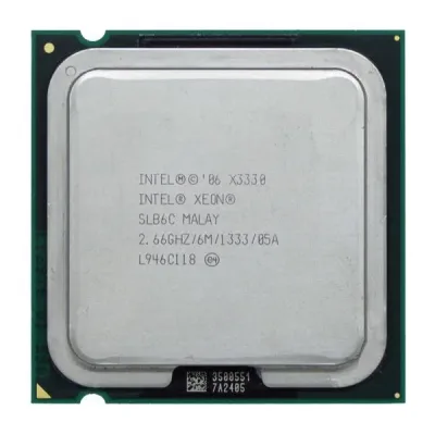 493243-B21 - HP 2.66GHz 1333MHz FSB 6MB L2 Cache Socket LGA775 Intel Xeon X3330 Quad Core Processor