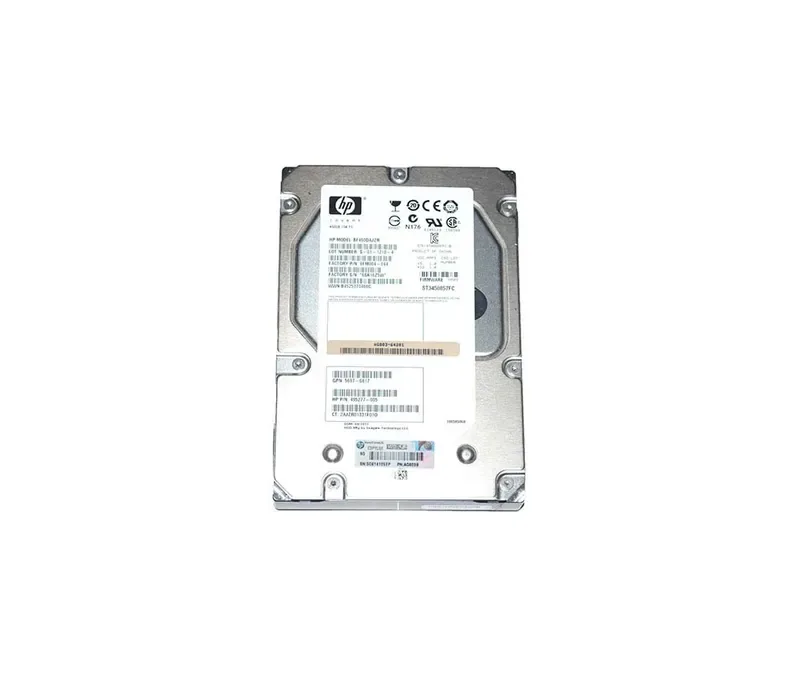 495277-005 - HP 450GB 15000RPM Fibre Channel 4GB/s Hot-Pluggable Dual Port 3.5-inch Hard Drive