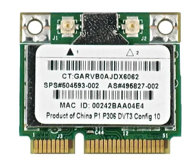 495827-002 - HP Broadcom 4312 Mini PCI-Express 802.11b/g (Demi-2) WiFi Wireless Lan (WLAN) Network Adapter