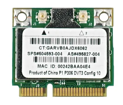 495827-004 - HP Broadcom 4312 Mini PCI-Express 802.11b/g (Demi-2) WiFi Wireless Lan (WLAN) Network Adapter