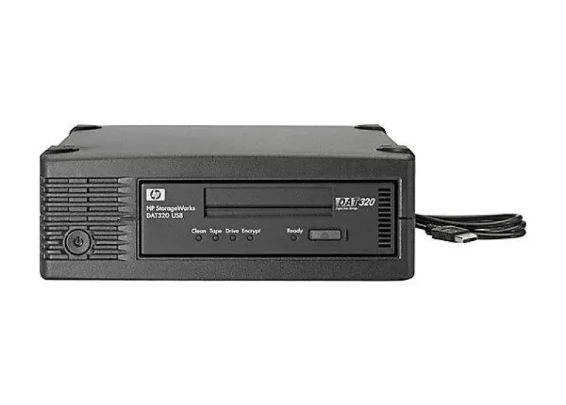 496502-001 - HP StorageWorks DAT320 160GB (Native)/320GB (Compressed) USB External Tape Drive