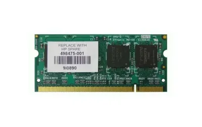 498475-001 - HP 2GB DDR2-667MHz PC2-5300 non-ECC Unbuffered CL5 200-Pin SoDimm 1.8V Memory Module