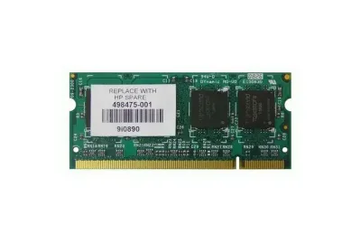 498475-001N - HP 2GB DDR2-667MHz PC2-5300 non-ECC Unbuffered CL5 200-Pin SoDimm 1.8V Memory Module