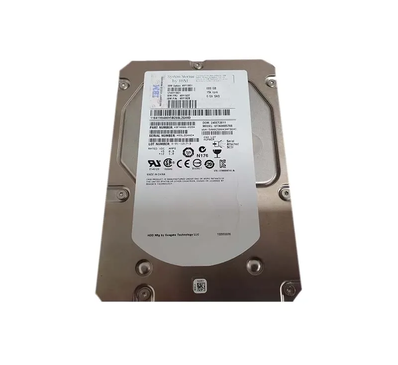 49Y1928 - IBM 600GB 15000RPM SAS 6Gb/s 3.5-inch Hard Drive