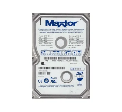 4D040H22209A8 - Maxtor DiamondMax D540X 40GB 5400RPM ATA-100 2MB Cache 3.5-inch Hard Drive