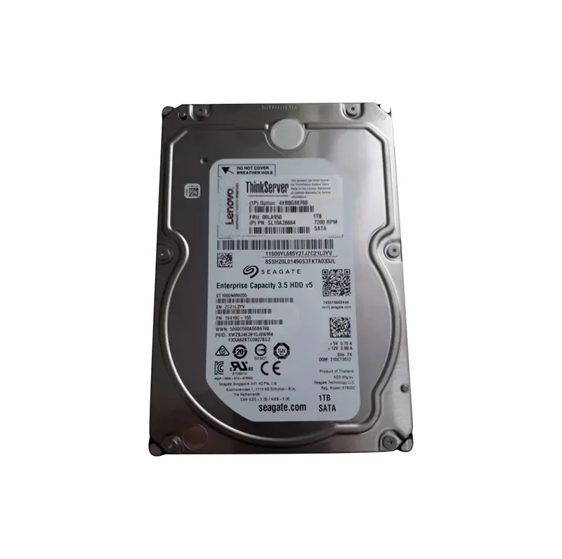 4XB0G88760 Lenovo 1TB 7200RPM SATA 6Gb/s 3.5-inch Hard Drive for ThinkServer TS150