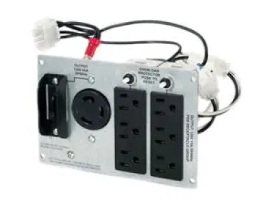 5-20R - APC Backplate Kit with (2) 5-15R, (2) 5-20R, (1) L5-20R for SUA2200