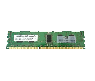 500201-361 - HP 1GB DDR3-1333MHz PC3-10600 ECC Registered CL9 240-Pin DIMM 1.35V Low Voltage Memory Module