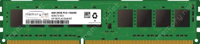 HP 500672-B21#0D1 4GB PC3-10600 DDR3-1333MHz ECC Unbuffered CL9 UDIMM Dual-Rank Memory Module