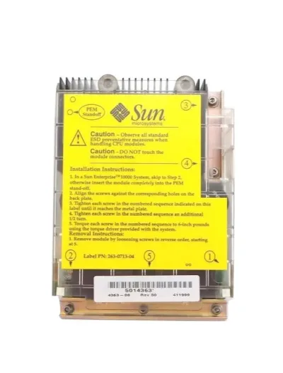 501-4363 - Sun 333/336 Mhz Ultra Sparc II Module- 4MB Cache (Option X2560A)