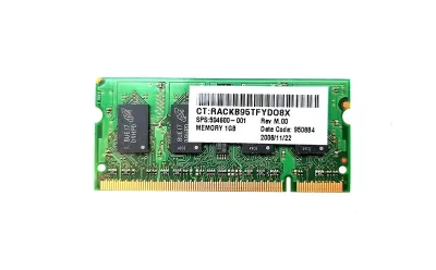 504600-001 - HP 1GB DDR2-533MHz PC2-4200 non-ECC Unbuffered CL4 200-Pin SoDimm 1.8V Memory Module