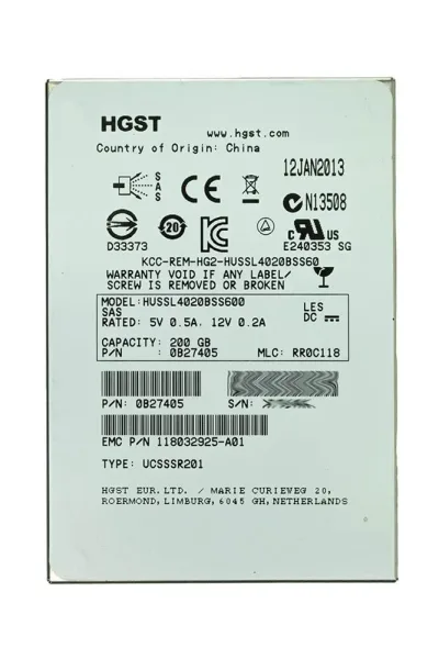 005051071 - EMC 200GB SAS 6Gb/s 2.5-inch Solid State Drive
