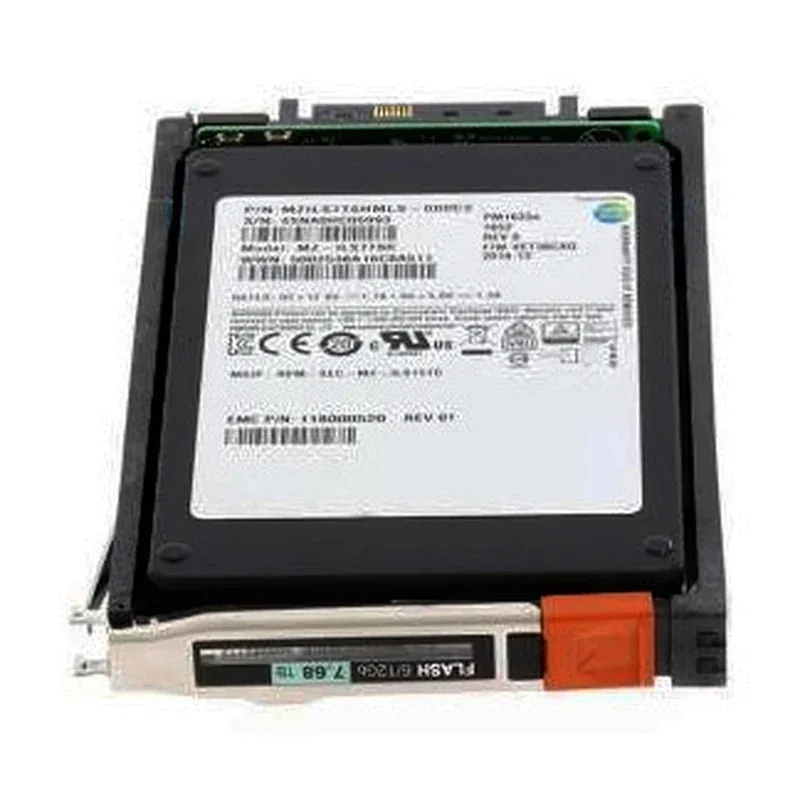 EMC 5052460 EMC 005052460 7.68TB SAS 12Gb/s 2.5-Inch Enterprise Solid State Drive. In Stock