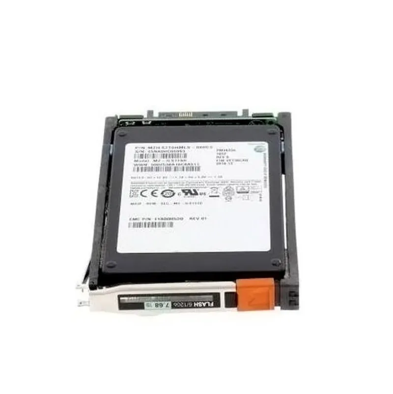 EMC 5052871 EMC 005052871 7.68TB SAS 12Gb/s 2.5-Inch Enterprise Solid State Drive For 520 Unity. In Stock