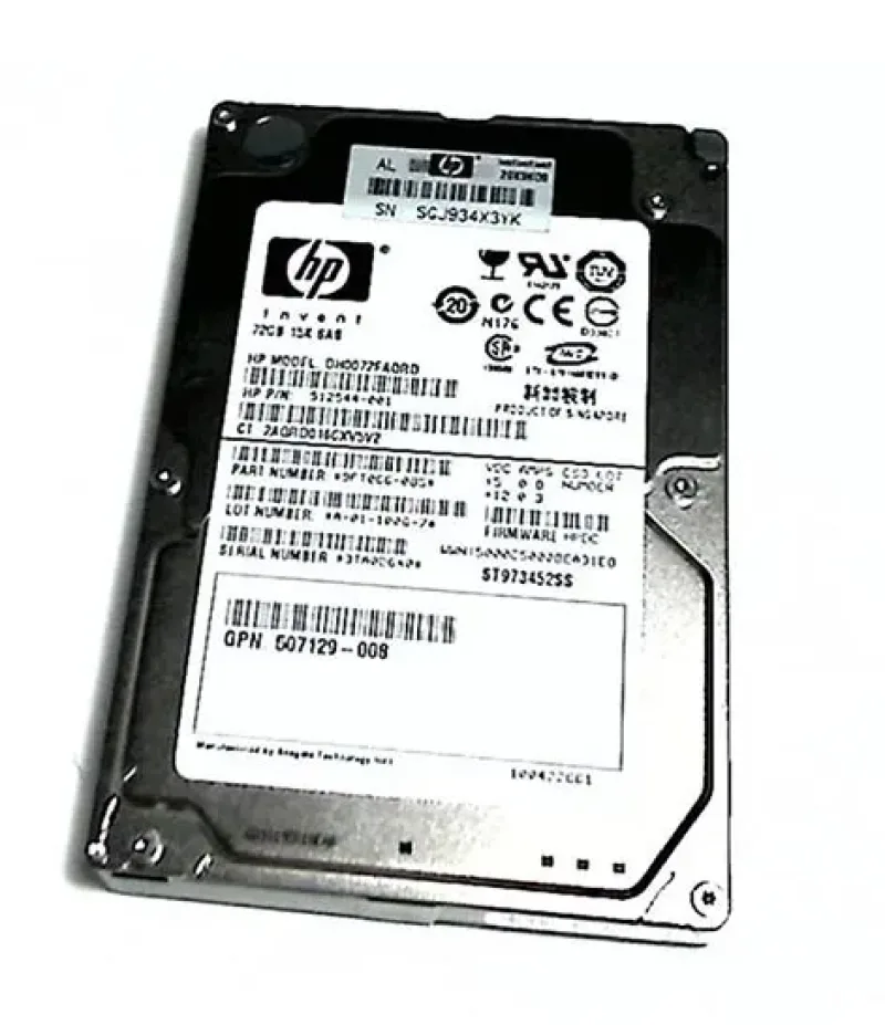 507129-015B - HP 1TB 7200RPM SAS 6Gb/s 2.5-inch Midline Hard Drive