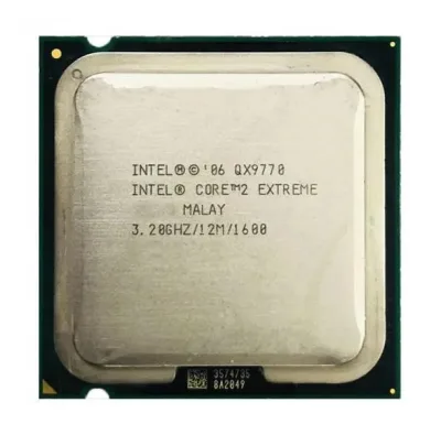 509354-001 - HP 3.20GHz 1600MHz FSB 12MB L2 Cache Socket LGA775 Intel Core 2 Extreme QX9770 Quad Core Processor