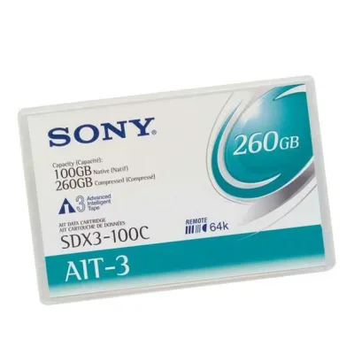 50SDX3100BBCA - Sony AIT-3 Tape Cartridge - AIT AIT-3 - 100GB (Native) / 260GB (Compressed)