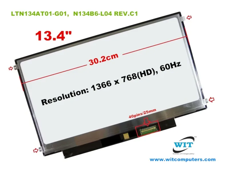 510188-001 - HP 13.4-inch WXGA LCD for Pavilion Dv3