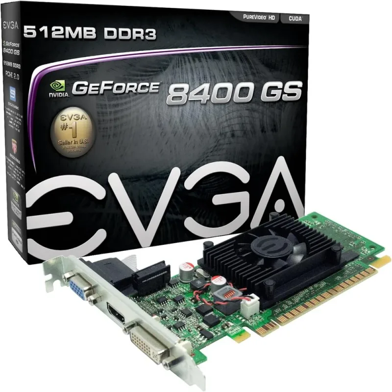 512-A8-N559-B1 - EVGA e-GeForce 7600 GT SuperClocked 512MB 128-Bit DDR2 DVI/ D-Sub/ HDTV Out/ AGP 4X/8X Video Graphics Card