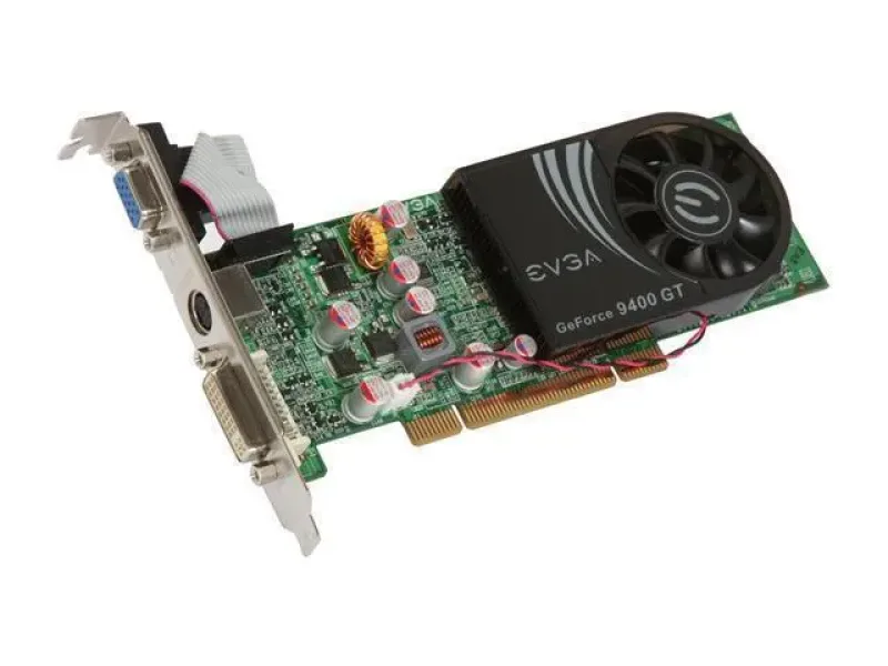 512-P1-N946-TX - EVGA GeForce 9400 GT 512MB DDR2 64-Bit PCI DVI/ D-Sub/ HDTV/ S-Video Out/ HDCP Ready Low Profile Video Graphics Card