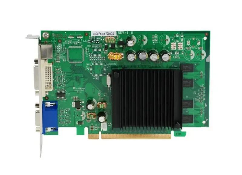 512-P2-N409-K1 - EVGA GeForce 7200 GS 512MB 64-Bit DDR2 PCI Express x16 DVI-I/ VGA Video Graphics Card