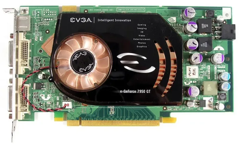 512-P2-N635-ER - EVGA GeForce 7950GT 512MB GDDR3 256-Bit PCI Express x16 Dual DVI/ HDTV/ S-Video/ Composite Out Video Graphics Card