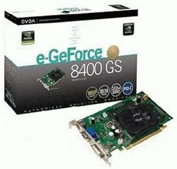 512-P2-N738 - EVGA GeForce 8400 GS 512MB 64-bit DDR2 PCI Express Video Graphics Card