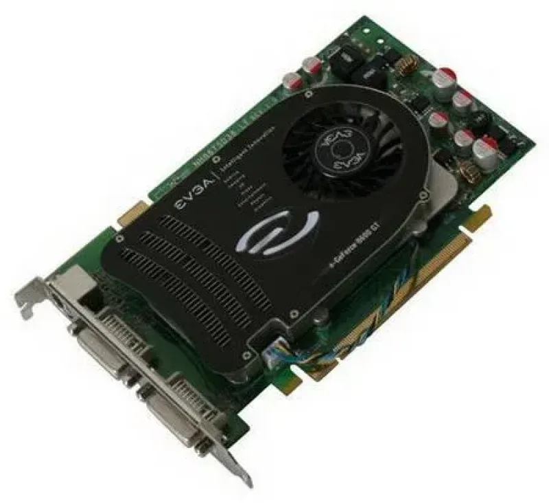512-P2-N757-B6 - EVGA GeForce 8600 GT 512MB 128-Bit GDDR3 PCI Express x16 Dual DVI/ HDTV/ S-Video Out/ HDCP Ready/ SLI Support Video Graphics Card