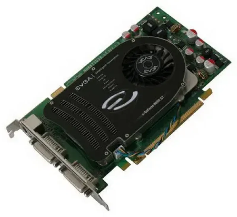 512-P2-N757-TR - EVGA GeForce 8600 GT 512MB 128-Bit GDDR3 PCI Express x16 Dual DVI/ HDTV/ S-Video Out/ HDCP Ready/ SLI Sup-Port Video Graphi