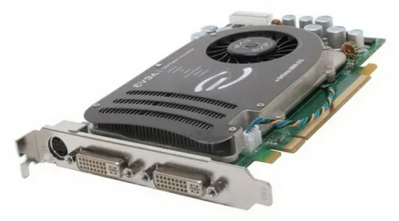 512-P2-N775-AR - EVGA GeForce 8600 GTS SuperClocked 512MB 128-Bit GDDR3 PCI Express x16 Dual DVI/ HDTV/ S-Video/ Composite Out/ HDCP Ready S