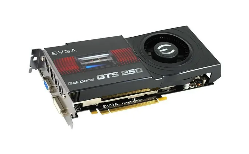512-P3-1154-A1 - EVGA GeForce GTS 250 512MB 256-Bit GDDR3 PCI Express 2.0 x16 DVI/ HDTV Video Graphics Card
