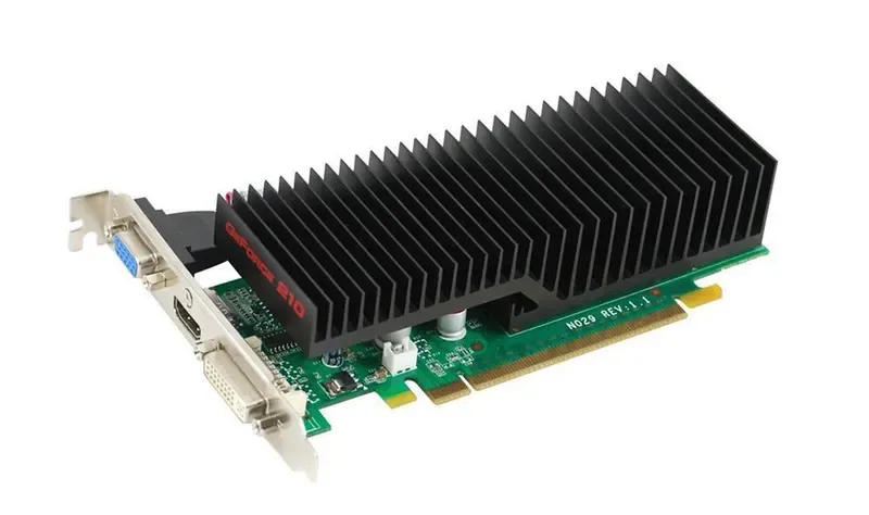 512-P3-1213-TX - EVGA GeForce 210 512MB DDR2 64-Bit HDCP Ready PCI Express 2.0 x16 Video Graphics Card